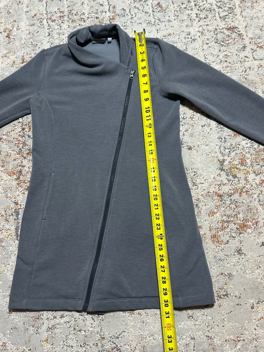 Athleta SoftTech Cya Wool Blend
Grey Jacket Size Small - Picture 8 of 13
